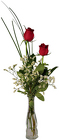 Red Rose Bud Vase