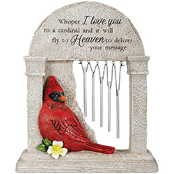 "Heaven" Cardinal Memorial Garden Chime In Louisville, KY, In Kentucky, Schmitt's Florist