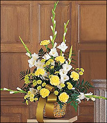 Vibrant Yellow Basket