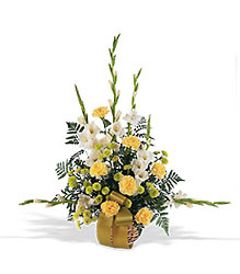 Vibrant Yellow Basket