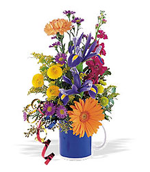 Birthday Flowers in a Mug